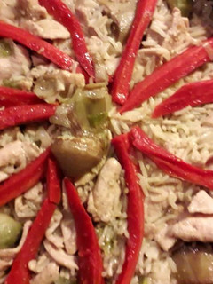 Una foto de ⏭🍽Arroz al curry con pollo🍽😍😃😋