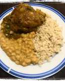 Frijoles con Seco de Pollo