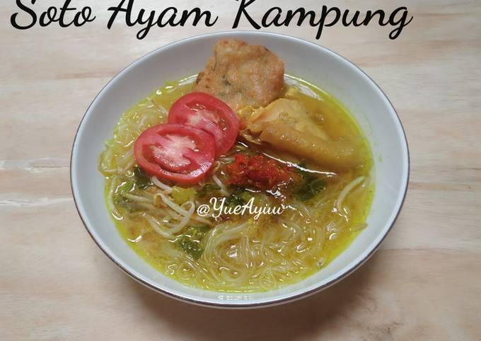 Cara Bikin Soto Ayam Kampung Yang Sederhana