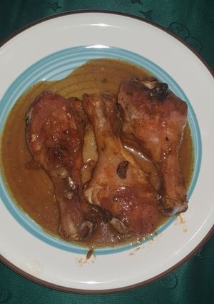 Una foto de Trutos de pollo en salsa de mostaza y miel..