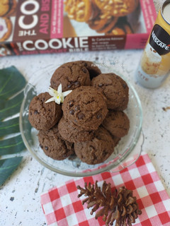 Foto resep Chocolate Palm Cookies (Soft Cookies)