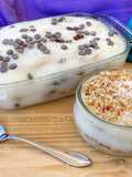 Crema bianca senza lattosio, glutine e uova