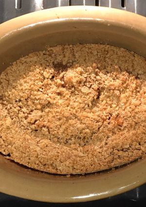 A picture of Apple crumble.