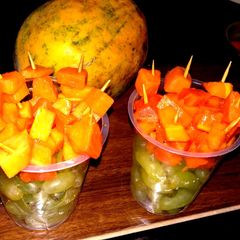 A picture of Papaya salad.