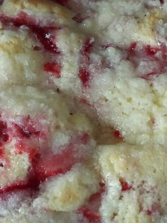 A picture of Strawberry Buttermilk Coffee Cake.