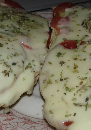 Una foto de Pizza de pan
