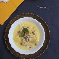A picture of Paneer kheer.