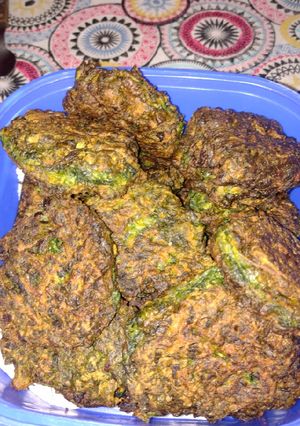 Una foto de Torrejas de acelga, más ricas que las de mi suegra.