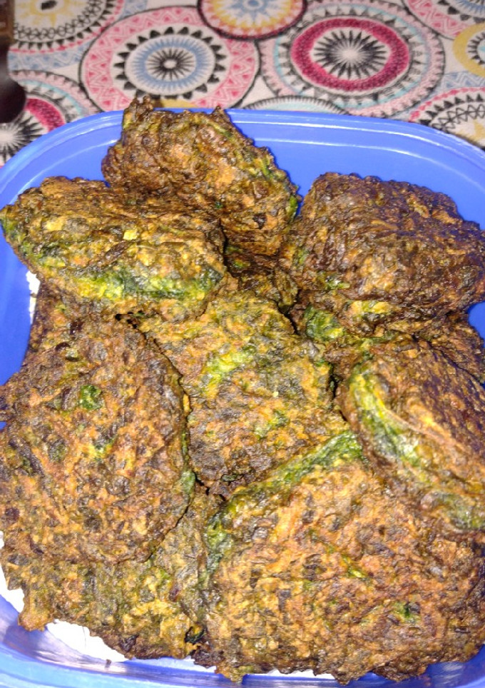 Una foto de Torrejas de acelga, más ricas que las de mi suegra.