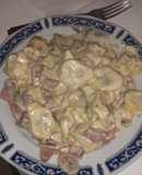 Riquísima receta de tortellini(pasta fresca)