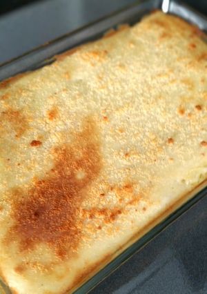 Una foto de Lasaña de espinacas y ricotta