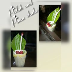 Palak and paan shake A picture of Palak and paan shake.
