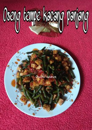 Foto resep Oseng tempe kacang panjang