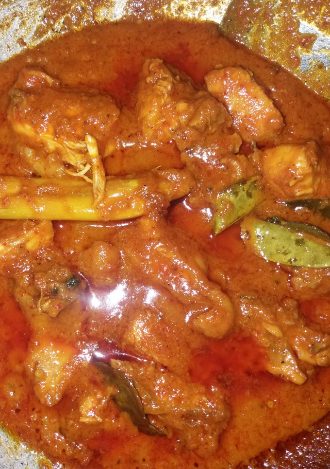 Foto resep Rendang ayam pedas simple