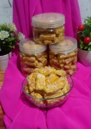 Foto resep Kastengel keju Almond Renyah Krenyes Gurih dan kokoh