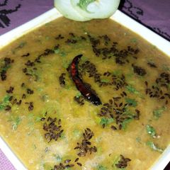 A picture of Lauki dal fry.