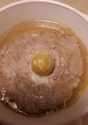 鹹蛋蒸肉餅 的食譜成品照片