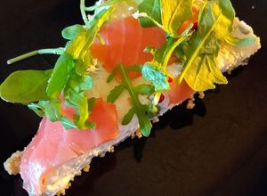 Foto di Cheesecake al salmone affumicato
