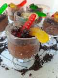 Minhoquinhas no brigadeiro