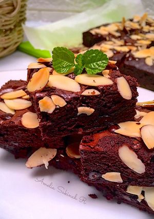 Foto resep Triple Fudgy Brownies