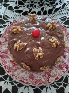 Una foto de Torta de chocolate en freidora de aire