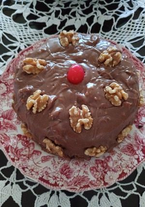 Una foto de Torta de chocolate en freidora de aire