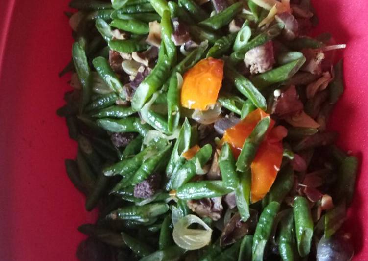 Bumbu Menyiapkan 51. Oseng Kacang Panjang Hati Ampela, Bikin Ngiler