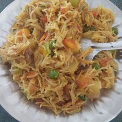 A picture of Spicy vermicelli upma.