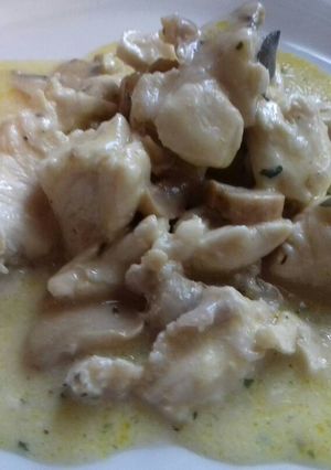 Una foto de Pollo a la Reina