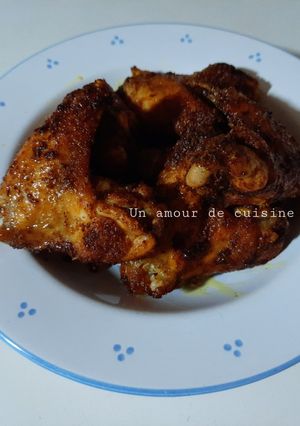 Une photo de Ailes de poulet roties au air fryer