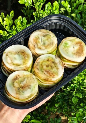 Hình của món Rau câu sơn thuỷ.