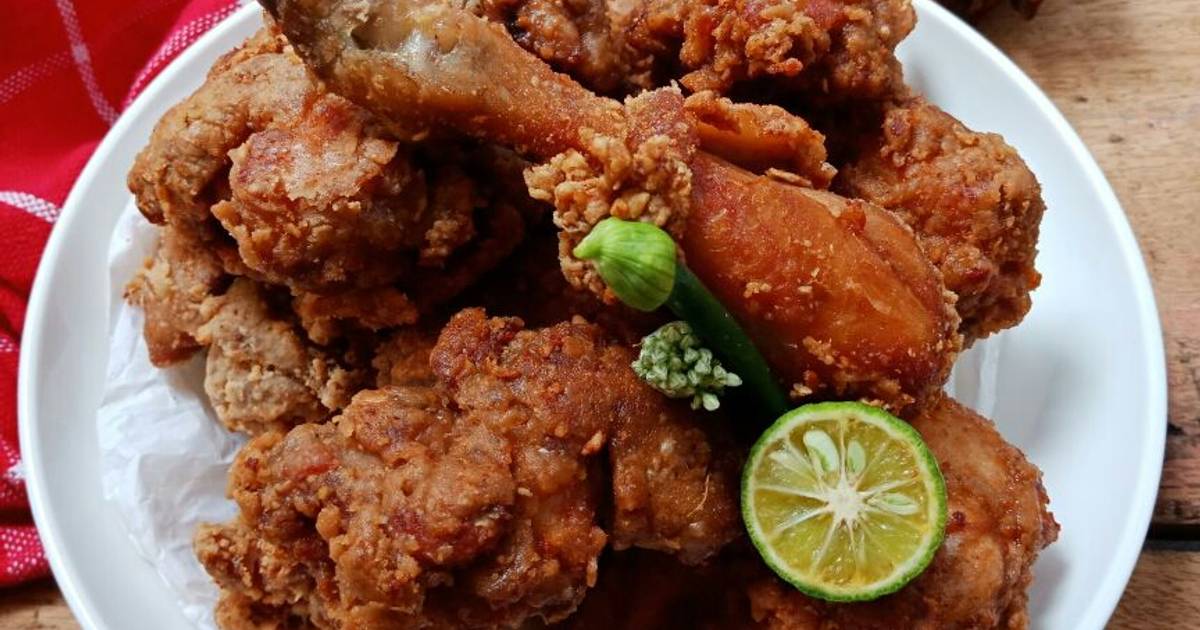  Resep  Ayam  Goreng Terasi ala  resto  oleh Michico Octavian 