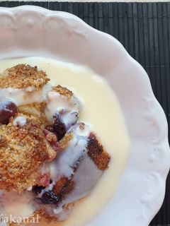 Aranygaluska meggyel recept fotója