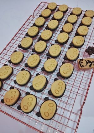 Foto resep Kue kering panda 2 rasa