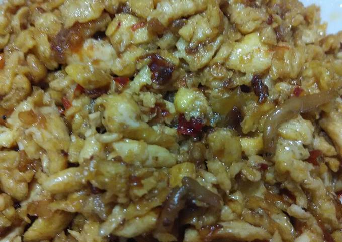 Bagaimana cara bikin Orak Arik Telur Simple Banget yang nagih banget