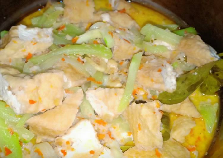 Lodeh Tahu udang asin Gurih