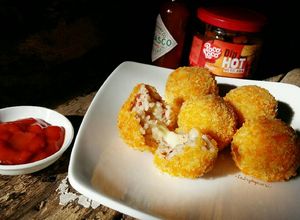 Foto resep Arancini (Italian Rice Ball) (#postingrame2_nasi)