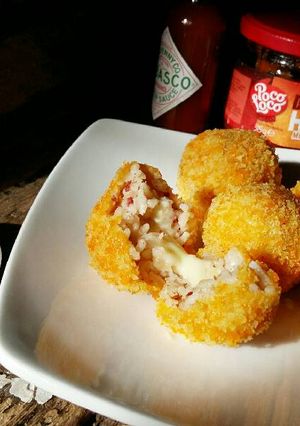 Foto resep Arancini (Italian Rice Ball) (#postingrame2_nasi)