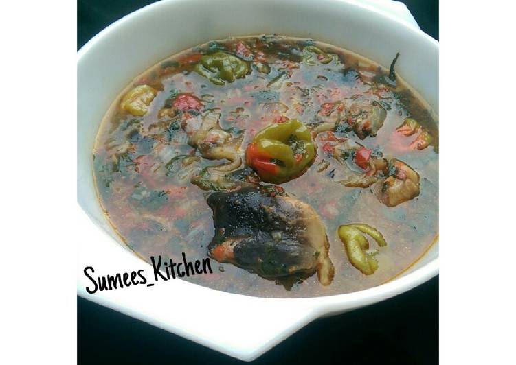 Cat fish pepper soup "point and kill"