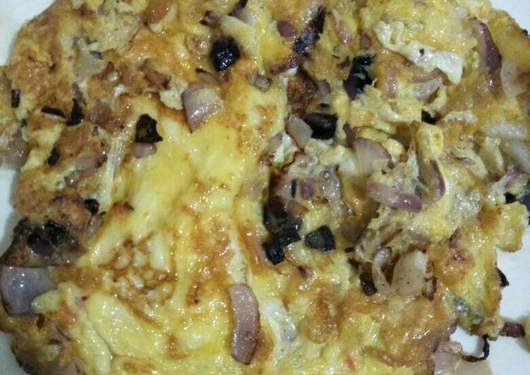 Simple Way to Make Speedy Fried eggs with onions