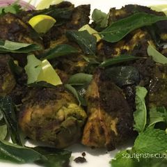 A picture of Green Chicken Fry.