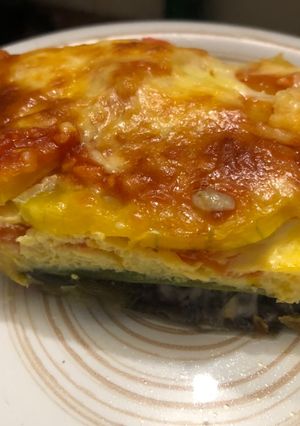 Una foto de Lasagna de verduras
