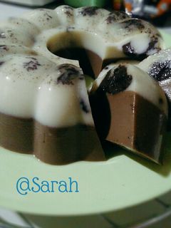Foto resep Puding Susu Oreo