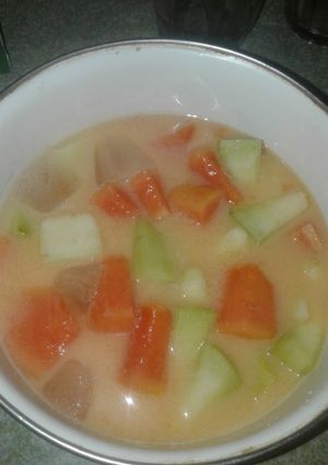 Foto resep Sop Buah Sederhana Tanpa Sirup