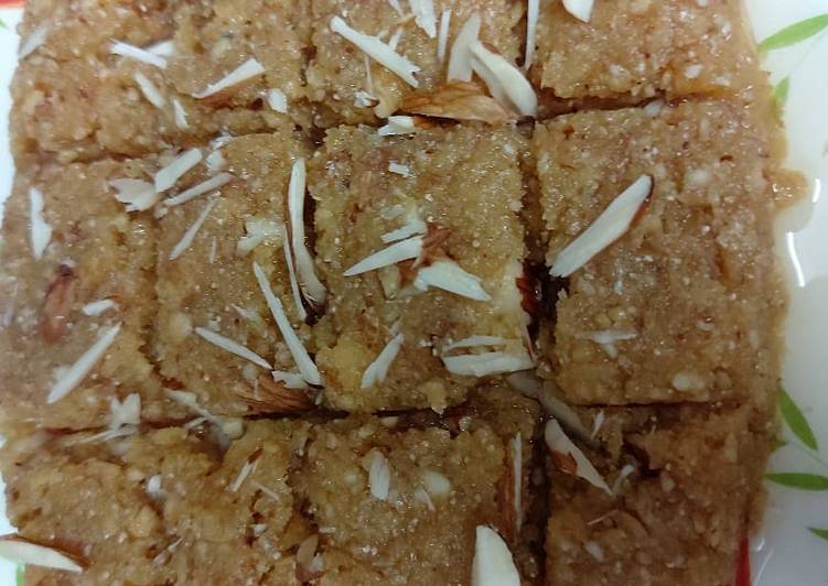 Steps to Prepare Award-winning Ghee ke mawa ki burfi