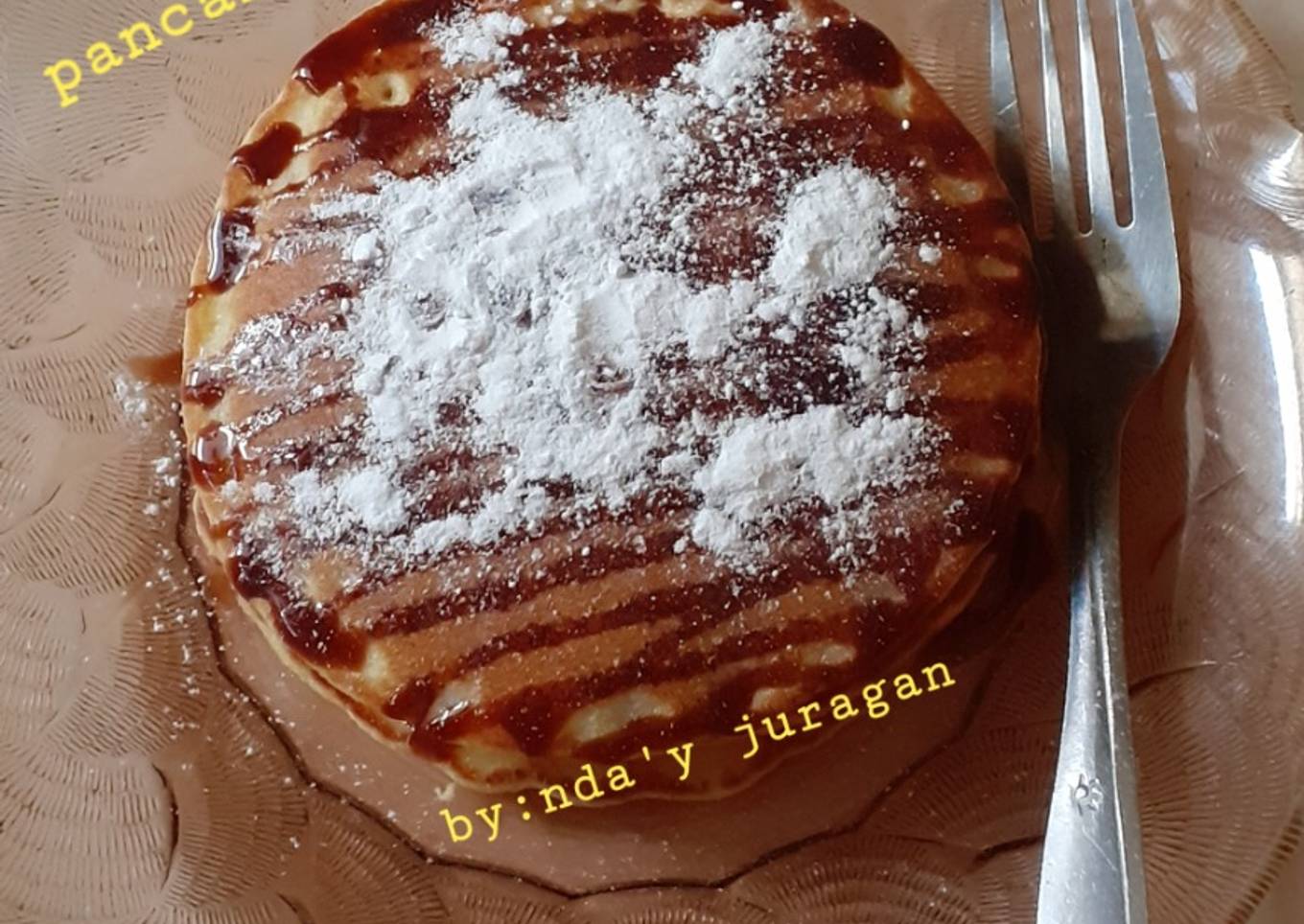 Pancake sederhana "takaran sendok"