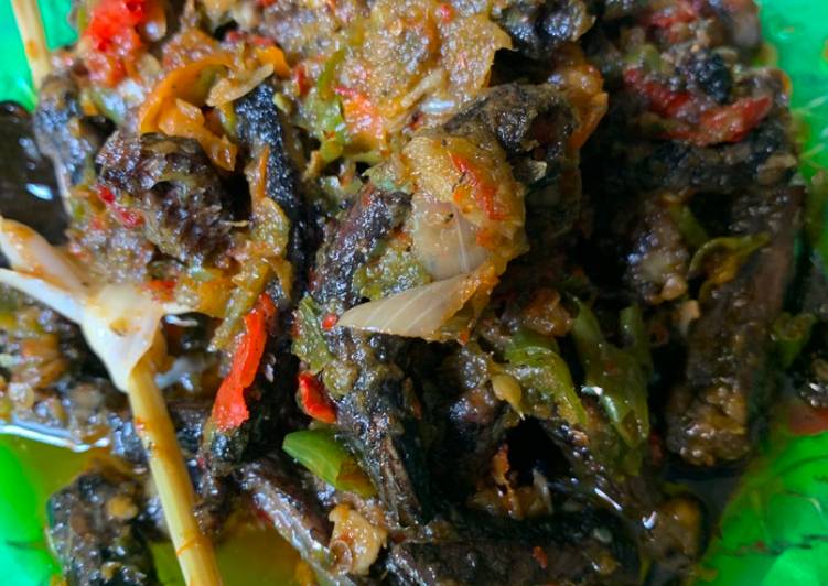 Sambal ijo belut maknyus