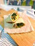 Kale and Quinoa Chicken Burrito in Air Fryer