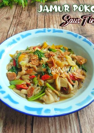 Foto resep Jamur Pokcoy Saus Tiram