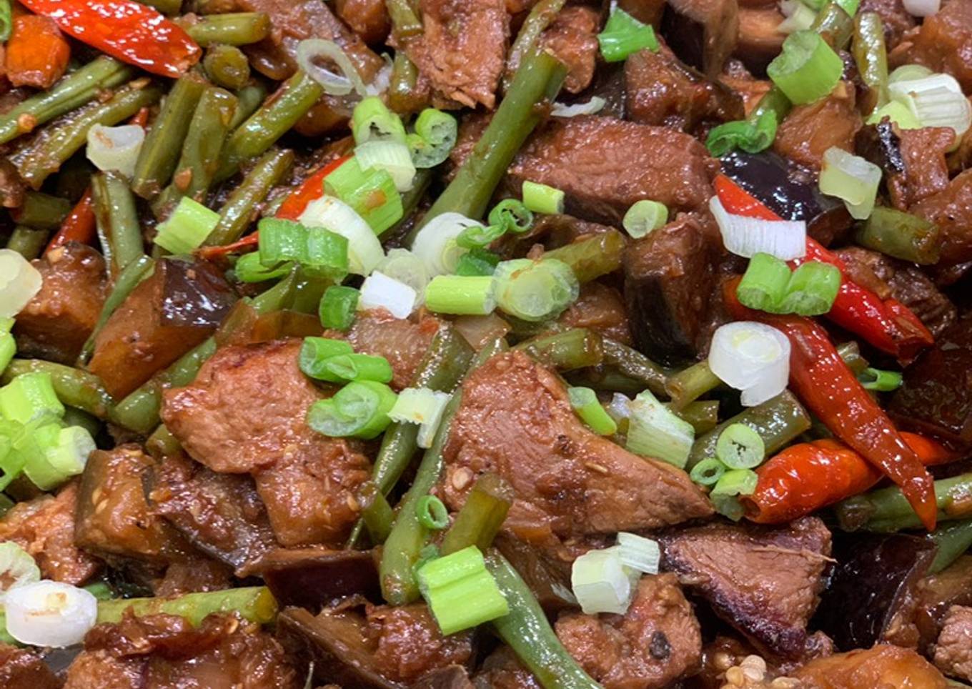 Mel’s Pinakbet (Aubergine and Fine Beans)